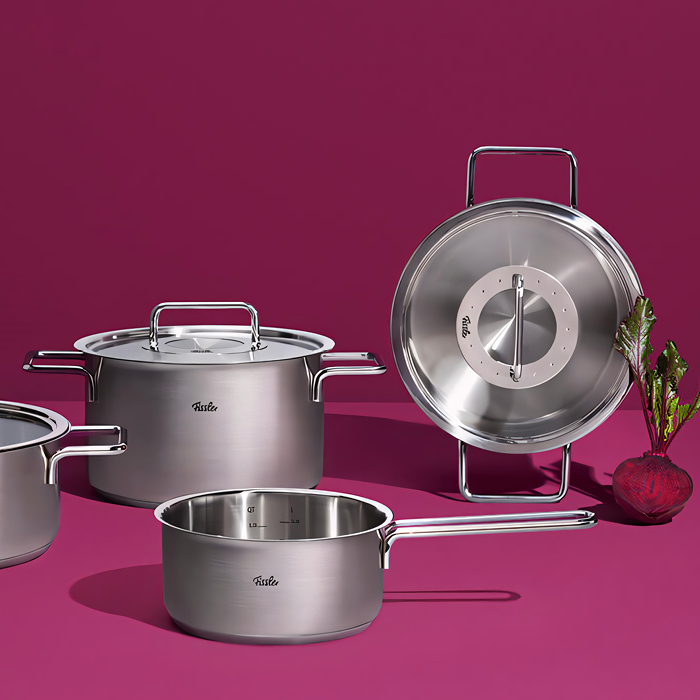 Fissler Pure Collection Premium Quality Stainless Pots